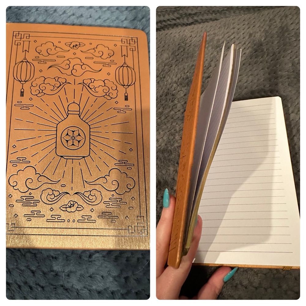 Gold Fantasy Notebook